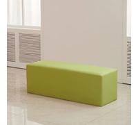 KIBONCY Combinación de Banco de Paquete Blando anticolisión for jardín de Infantes, Taburete tapizado Rectangular for educación Infantil, Taburete for Cambiar Zapatos(120.40.40cm A)