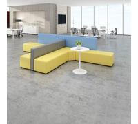 KIBONCY Combinación de sofás Modernos y creativos for recepción de Invitados, negociación de Invitados, Oficina, vestíbulo de Tienda de Pianos y Descanso.(C)