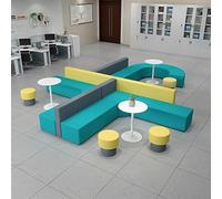 KIBONCY Combinación de sofás modulares for Clases de formación de jardín de Infantes, sofá de Descanso for Estudio en el área de recepción de la Oficina(C)