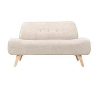 KIBONCY Comfortable Upholstered Loveseat, 2-Seater Compact Sofa Space-Saving Couch Modern for Living Room/Bedroom(3,135x71x72cm)