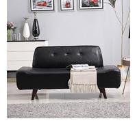 KIBONCY Comfortable Upholstered Loveseat, 2-Seater Compact Sofa Space-Saving Couch Modern for Living Room/Bedroom(5,135x71x72cm)