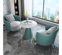 KIBONCY Comfy Home Furniture Sofa Set,Modern Floor with Metal Legs, Seat and Coffee Table for Living Room, Balcony, Patio(1)