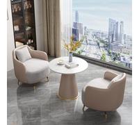 KIBONCY Comfy Home Furniture Sofa Set,Modern Floor with Metal Legs, Seat and Coffee Table for Living Room, Balcony, Patio(5)