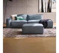 KIBONCY Cómodo sofá biplaza tapizado en Tela, Amplio sofá esquinero for Sala de Estar o Espacios pequeños.(Beige,200 * 90 * 70cm)