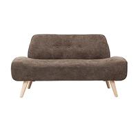 KIBONCY Compact Loveseat Sofa for Small Spaces,Comfortable Upholstered, Modern Soft Fabric 2-Seater Couch with Nordic Legs(5,165x71x72cm)
