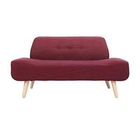 KIBONCY Compact Loveseat Sofa for Small Spaces,Comfortable Upholstered, Modern Soft Fabric 2-Seater Couch with Nordic Legs(3,165x71x72cm)