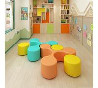 KIBONCY Compilación de sofás creativos de Forma Irregular en la Sala de Lectura for la negociación de Ocio en la Oficina y el área de Descanso de los pasillos de la Biblioteca y el Centro(D)