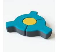 KIBONCY Conjunto de sofás con Cabina Curva Minimalista, Asientos de Oficina de Tela for recepción de Negocios, área de reunión de Clientes, salón corporativo, decoración Profesional contemporánea(B)