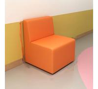 KIBONCY Conjunto de sofás con Respaldo Padres e Hijos Jardín de Infantes e institución de capacitación Aula de Baile Área de Descanso Museo de Ciencias Sala de Actividades(60x60x72cm)