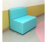 KIBONCY Conjunto de sofás con Respaldo Padres e Hijos Jardín de Infantes e institución de capacitación Aula de Baile Área de Descanso Museo de Ciencias Sala de Actividades(80x60x72cm)