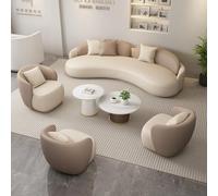 KIBONCY Conjunto de sofás for Sala Estar, Modernos seccionales for, multiplaza con decoración Moderna for Oficina, cafetería y Bar(4)