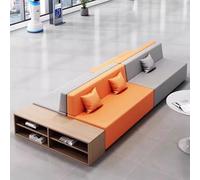 KIBONCY Conjunto de sofás modulares creativos for áreas de salón y Espera, seccional Abstracto Moderno, Grupo de Asientos Flexible for Oficina, Estudio o Espacios artísticos(D)