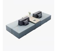 KIBONCY Conjunto de sofás modulares creativos for áreas de salón y Espera, seccional Abstracto Moderno, Grupo de Asientos Flexible for Oficina, Estudio o Espacios artísticos(B)