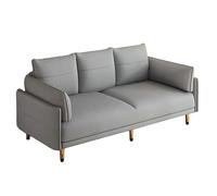 KIBONCY Convertible Futon Sofa Bed, Modern Couch with 2 Pillows, Mid Century Love Seat Couches for Living Room, Bedroom Office Small Space(C,192cm)