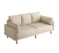 KIBONCY Convertible Futon Sofa Bed, Modern Couch with 2 Pillows, Mid Century Love Seat Couches for Living Room, Bedroom Office Small Space(A,232cm)