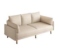 KIBONCY Convertible Futon Sofa Bed, Modern Couch with 2 Pillows, Mid Century Love Seat Couches for Living Room, Bedroom Office Small Space(B,252cm)