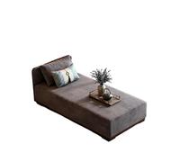 KIBONCY Convertible Sofa Bed Chaise Lounge, Compact Single Couch with Thick Cushions and Removable Pillow Covers, Lounger for Guest Room Studio Balcony(B,160x70x68cm)
