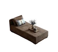 KIBONCY Convertible Sofa Bed Chaise Lounge, Compact Single Couch with Thick Cushions and Removable Pillow Covers, Lounger for Guest Room Studio Balcony(E,170x80x68cm)