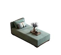 KIBONCY Convertible Sofa Bed Chaise Lounge, Compact Single Couch with Thick Cushions and Removable Pillow Covers, Lounger for Guest Room Studio Balcony(C,160x70x68cm)