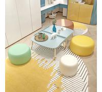 KIBONCY Creative and Modern Couch Small-Space Living Room, Office Reception, Dental Waiting Area Sofa & Coffee Table Set(A)