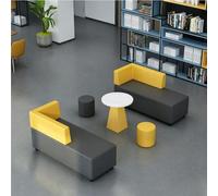 KIBONCY Curved Modular Reception Sofa Set,for Training Institution/Shopping Mall Lobby