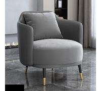 KIBONCY Deep U-Shaped Single-Seat Sofa, Modern Accent Chair for Living Room Upholstered Leathaire Armchair for, Bedroom(2)