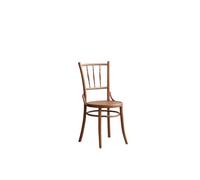 KIBONCY Dining Room Chairs with Backrest Living Solid Wood Nordic Rattan Weave for Hotel Cafe(1)