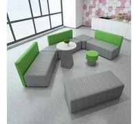 KIBONCY Empresa Moderna Sala de Descanso Área pública Vestíbulo Conjunto de sofás de Oficina de Ocio de Forma única: Asientos modulares cómodos for Espacios de Trabajo colaborativos(E)
