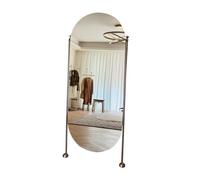 KIBONCY Floor Dressing Mirror Arched - Full Length, Standing or Wall Mounted, Body for Bedroom Entry, Living Room(178x80cm)