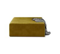 KIBONCY Foot Rest Stool Ottoman Module for Modular Sectional Sofa Removable Washable Velvet Try-On for Shoe Clothing Store(4,90x90x40cm)