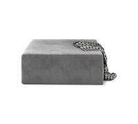 KIBONCY Foot Rest Stool Ottoman Module for Modular Sectional Sofa Removable Washable Velvet Try-On for Shoe Clothing Store(7,80x80x40cm)