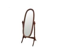 KIBONCY Full Length Mirror with Stand, Body Design, Aesthetics, Vintage Wood Cheval, Adjustable Freestanding Floor(A)