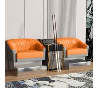 KIBONCY Game Room Billiard Chair, Heavy-Duty Pool with Integrated Side Table for Drinks & Accessories,Billiards(3)