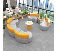 KIBONCY Grupo de sofás creativos for el área de Trabajo y Descanso del salón de Belleza, Adecuado for bibliotecas y mostradores de Empresas(B)
