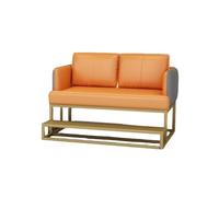 KIBONCY High-End Pool Hall Viewing Sofa, Thickened Faux Leather Leisure Chair Set with Side Table for Billiards Club & Competition Area(B)