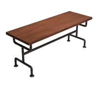 KIBONCY Industrial-Style Bistro Booth Sofas, Coffee Bar Theme Restaurant Barbecue Restaurant Dining Table and Chairs(A8)