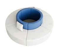 KIBONCY Instalaciones de capacitación del Instituto Juegos de sofás, Juegos de sofás y mesas de Centro for reuniones y recepciones en Forma de S con Arco Creativo y de Ocio(C)