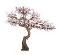 KIBONCY Invierno Fliga de Flor de Ciruela Rama Rama Flor de Seda, Flores Artificiales Flor Falsa para la Fiesta en casa Decoración del Patio del Hotel 2.5mx2m