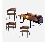 KIBONCY Juego De Asientos For Cabina De Restaurante Comercial: Tablero De Madera Maciza, Esponja De Alta Resistencia, Marco De Hierro Negro For Cafetería, Bar, Bistró, Salón, KTV(23)