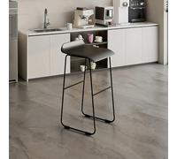 KIBONCY Juego de Mesa Bar acrílica con losa mármol: mesas y sillas Altas Barra Alta Gama for Tienda té Leche, cafetería, despensa, Varios tamaños(Black,Chair A)