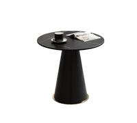 KIBONCY Juego de Mesa Centro y sofá Individual Lujo Alta Gama: 6 Combinaciones for salón Belleza, recepción Hotel, Oficina Ventas, área negociación(Black 60cm Table)