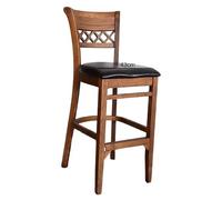 KIBONCY Juego de Mesa de Bar Vintage, Mesa Alta de Madera Maciza con Taburetes Giratorios con Respaldo, Estilo Industrial Retro para Cocina Hogar Bar Café(A)