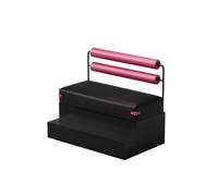 KIBONCY Juego De Mesa De Pedestal Y Sofá De Billar Industrial Moderno, Asientos De Sala De Billar De Acero Inoxidable con Respaldo Reforzado Rosa For Club, Pabellón De Deportes, Bar(A)