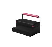 KIBONCY Juego De Mesa De Pedestal Y Sofá De Billar Industrial Moderno, Asientos De Sala De Billar De Acero Inoxidable con Respaldo Reforzado Rosa For Club, Pabellón De Deportes, Bar(B)