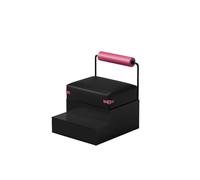 KIBONCY Juego De Mesa De Pedestal Y Sofá De Billar Industrial Moderno, Asientos De Sala De Billar De Acero Inoxidable con Respaldo Reforzado Rosa For Club, Pabellón De Deportes, Bar(D)