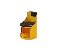 KIBONCY Juego de Mesa de sofá Retro con Tambor de Aceite, Taburete de Barril Acolchado de PU Resistente al Desgaste con Mesa de Centro de Almacenamiento for barbería, Club de Billar y salón