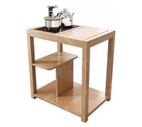 KIBONCY Juego De Mesa Y Silla De Té De Estilo Zen De Madera Maciza De Estilo Chino, Nueva Mesa for Hacer Té De Kung Fu, Mesa for Hacer Té Simple for Áreas De Oficina Y Recepción(D)
