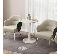 KIBONCY Juego De Mesa Y Sillas for Balcón, Juego De Mesa De Centro Y Lectura De Lujo Y Alta Gama De Tres Piezas, Negociación En El Hogar Y Juego for Beber Té(A3)