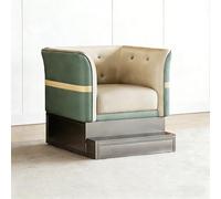 KIBONCY Juego de sofá y Mesa Centro Minimalista Italiano for Sala Billar, Verde Fresco, sillas reclinables Individuales/Dobles for, múltiples Combinaciones Disponibles(Single Sofa)