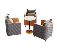 KIBONCY Juego de sofás para Sala de Estar, reunión de Negocios, sofá, Mesa de Centro, combinación, sofá de Doble Cabina para Restaurante, sofás con Forma Modular, para el hogar, la Oficina(K)